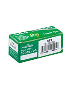 Hõbeoksiid kellapatarei 319 Murata SR527SW