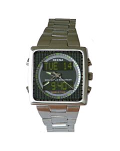 Men's Green Analog-Digital Watch 50M