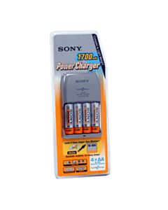 Power Charger+AA 1700 mAh Rechargeable Batteries