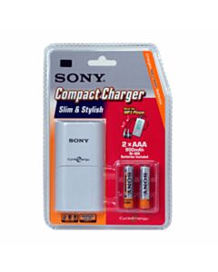 Audio Compact Charger +2 AAA Batteries
