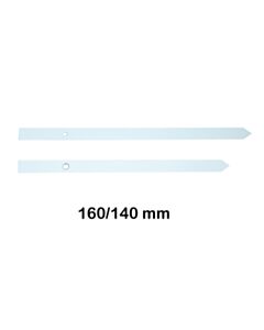 Valged metallosutid 160/140 mm