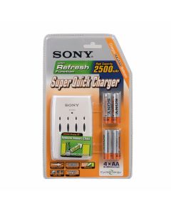 Refresh Charger + 4 AA 2500 mAh Batteries